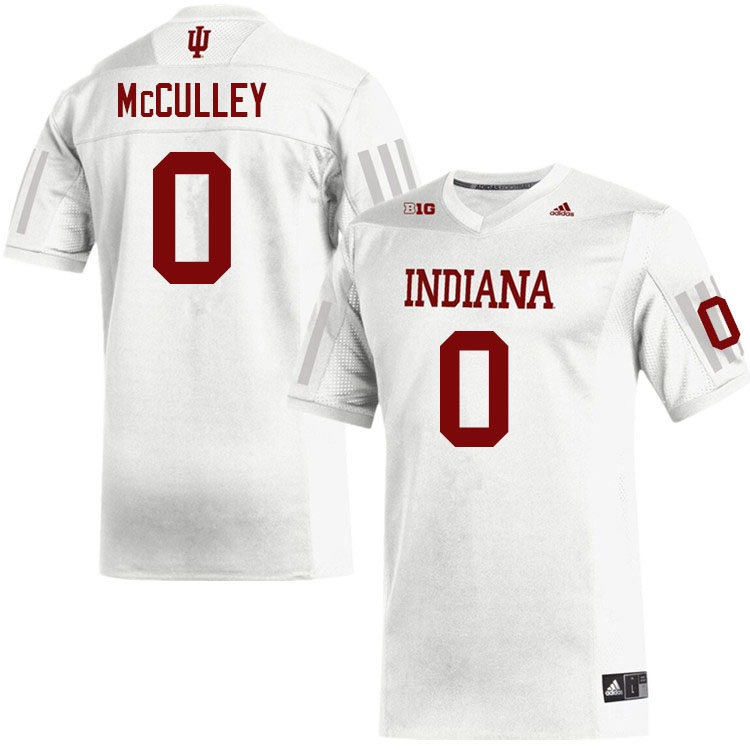 Men #0 Donaven McCulley Layne Indiana Hoosiers College Football Jerseys Sale-White
